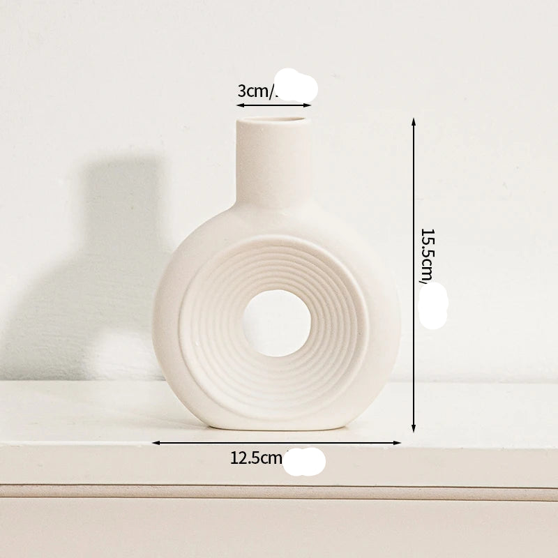 Vase Blanc Mat